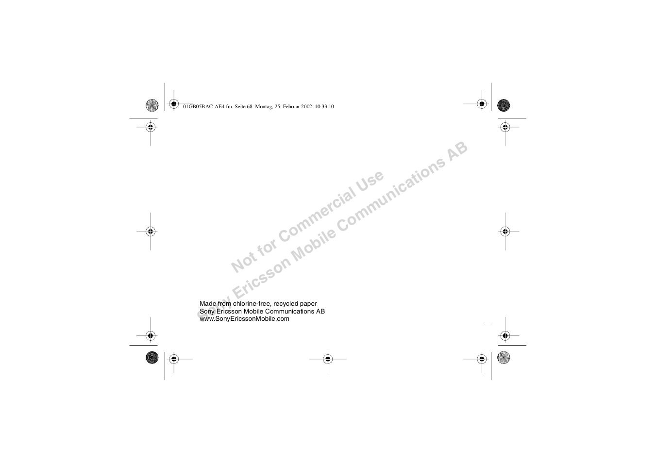 Sony CMD-J7 User Manual | Page 68 / 68