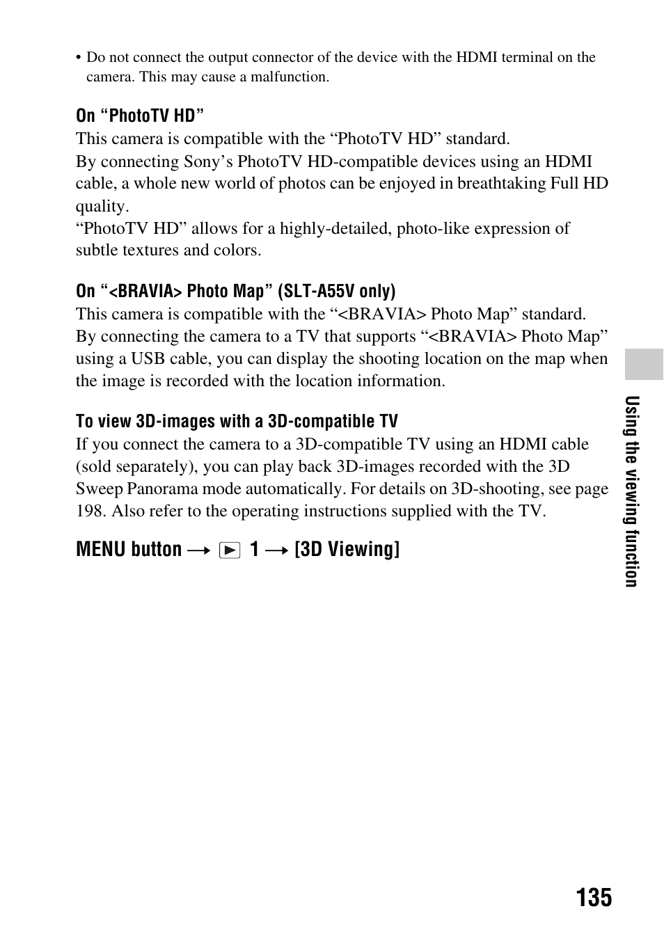 Ng (135) | Sony a (alpha) SLT-A55VL User Manual | Page 135 / 203