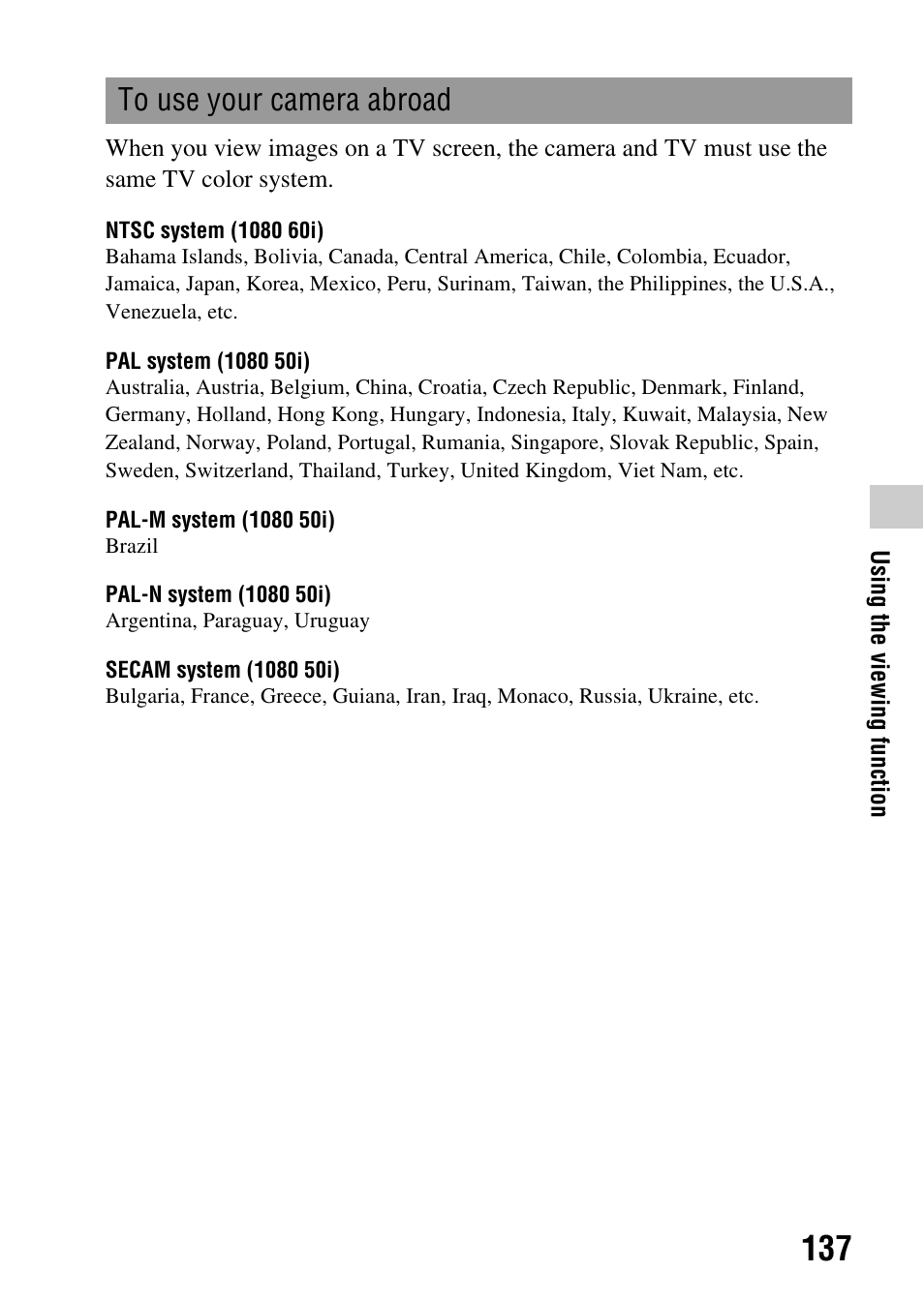 Sony a (alpha) SLT-A55VL User Manual | Page 137 / 203