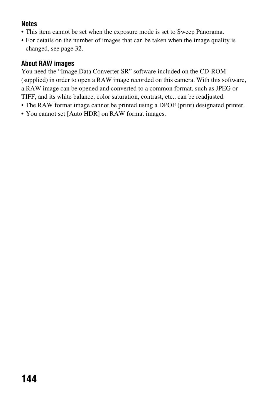 Sony a (alpha) SLT-A55VL User Manual | Page 144 / 203