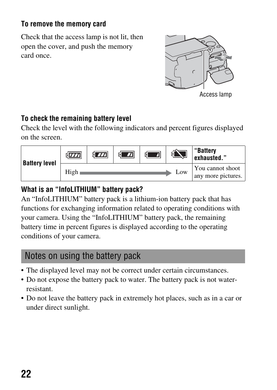 Mp (22) | Sony a (alpha) SLT-A55VL User Manual | Page 22 / 203