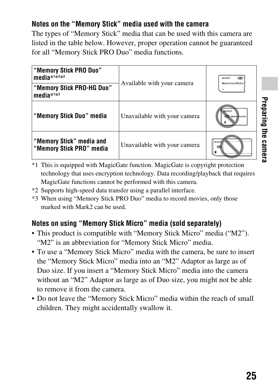 Sony a (alpha) SLT-A55VL User Manual | Page 25 / 203