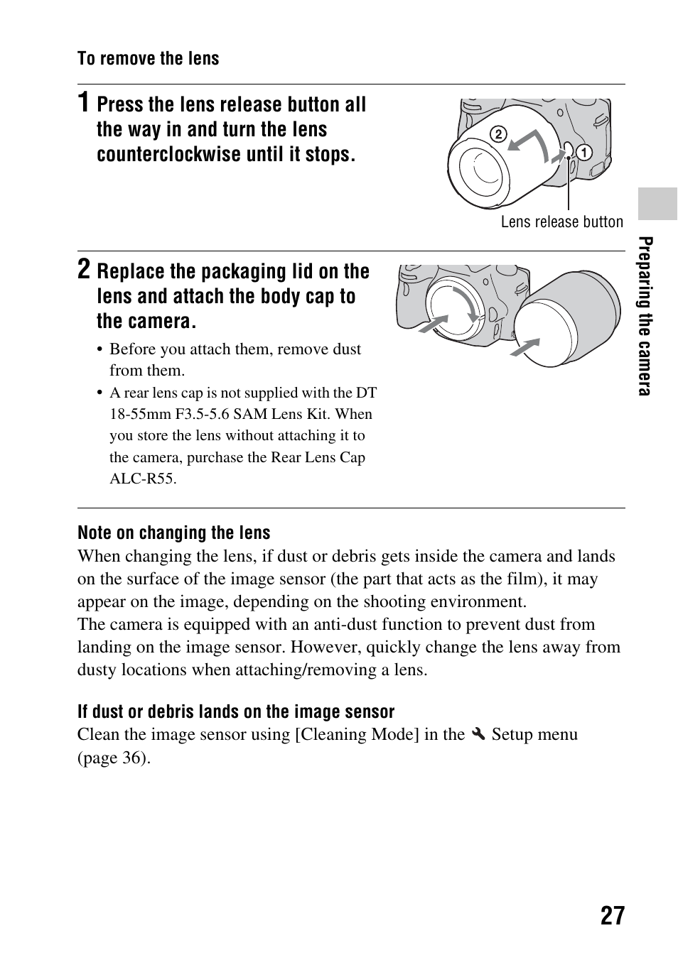 N (27) | Sony a (alpha) SLT-A55VL User Manual | Page 27 / 203