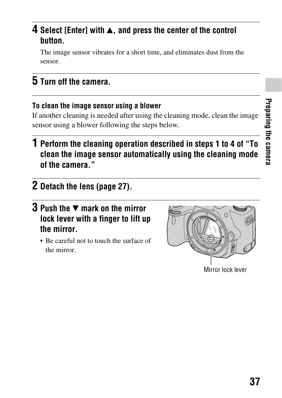 Sony a (alpha) SLT-A55VL User Manual | Page 37 / 203