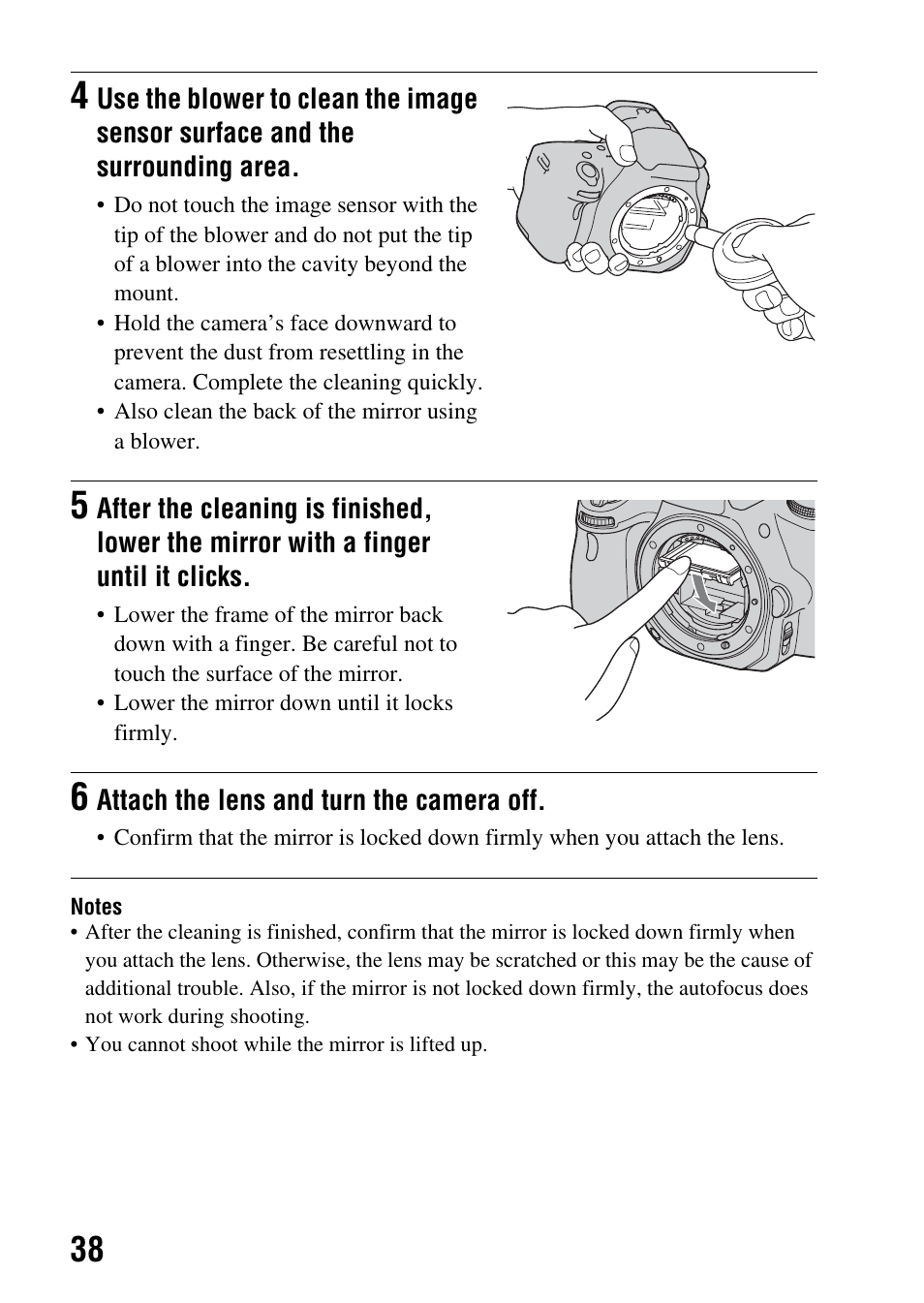 Sony a (alpha) SLT-A55VL User Manual | Page 38 / 203