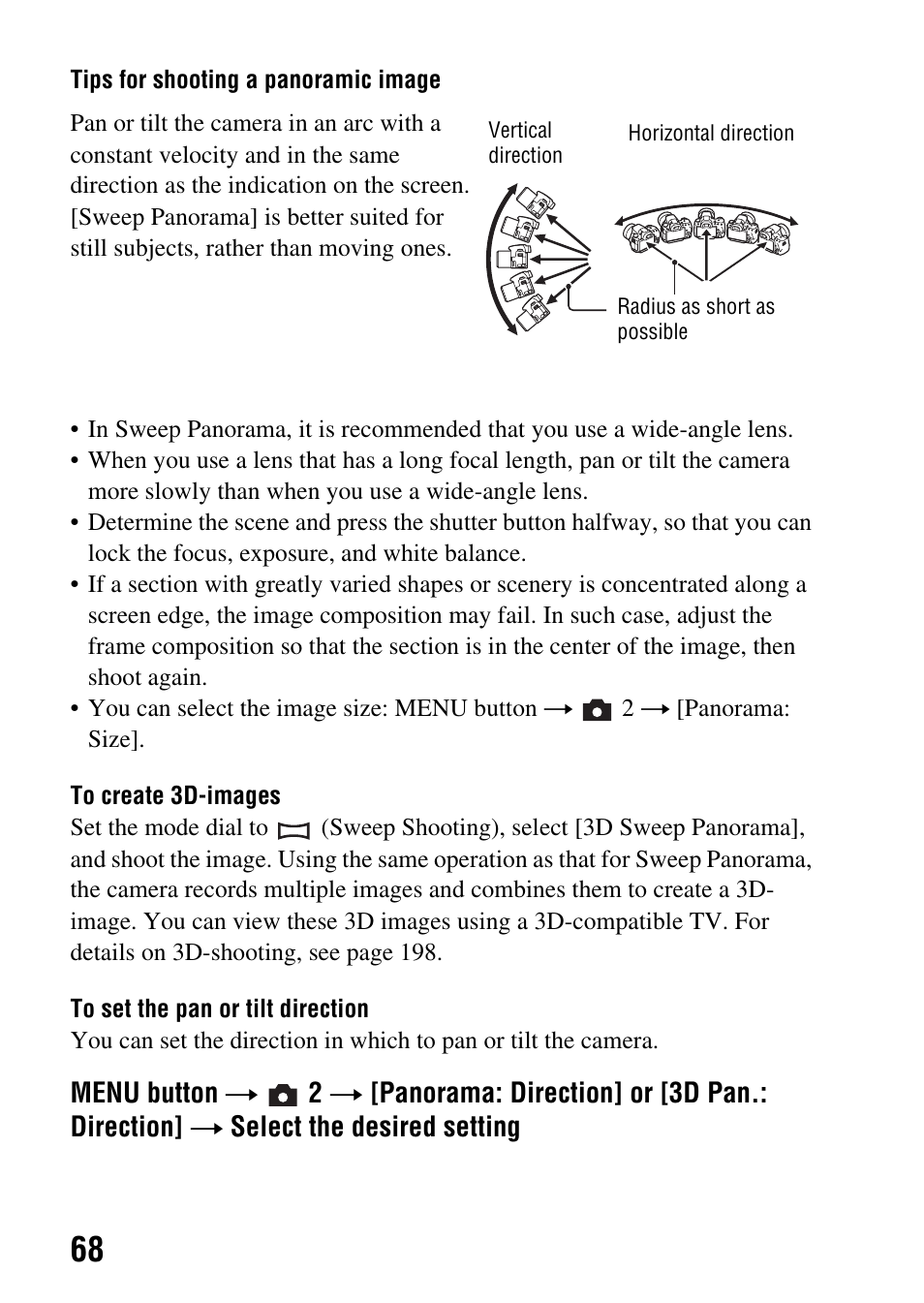 Sony a (alpha) SLT-A55VL User Manual | Page 68 / 203