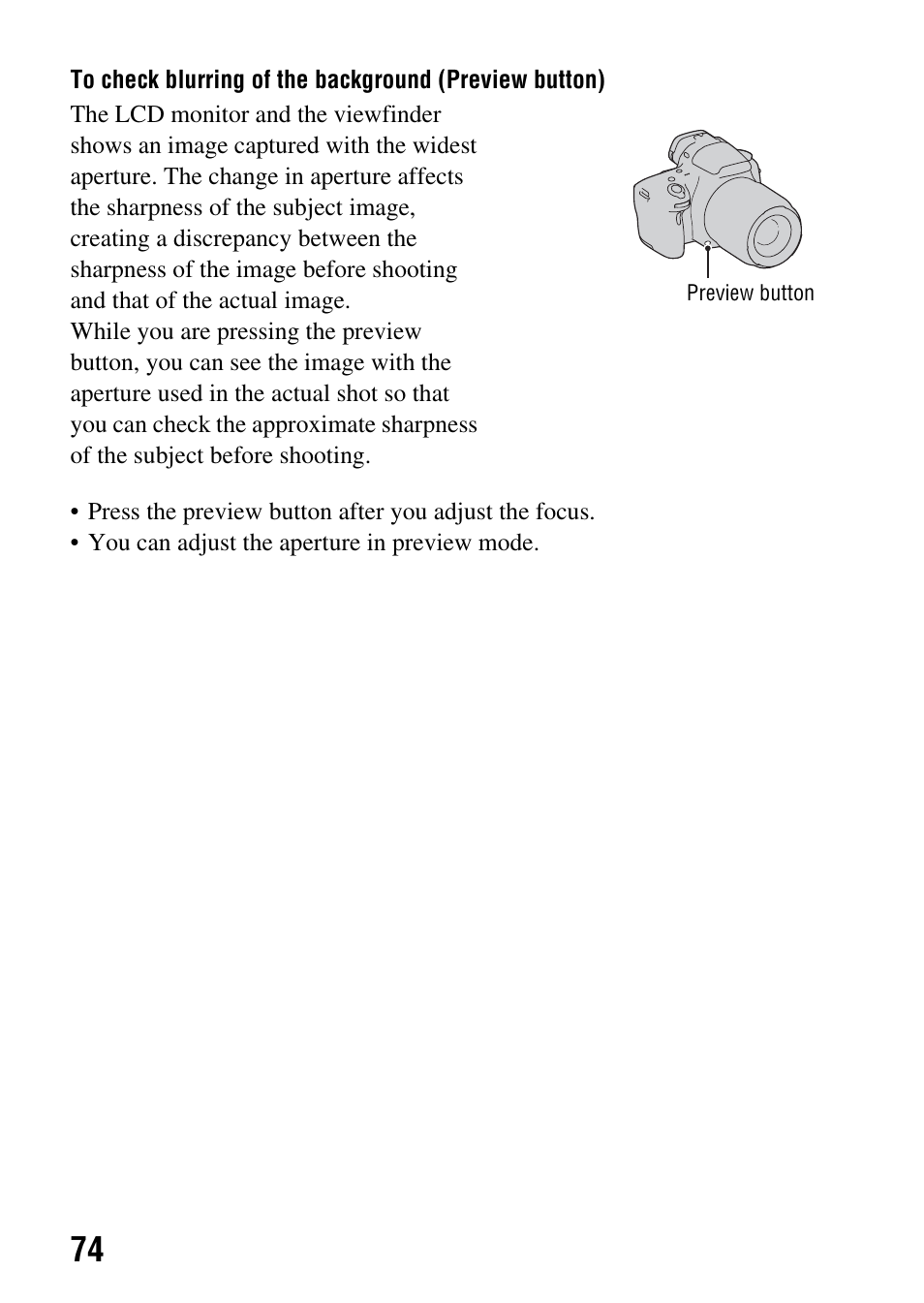 N (74) | Sony a (alpha) SLT-A55VL User Manual | Page 74 / 203