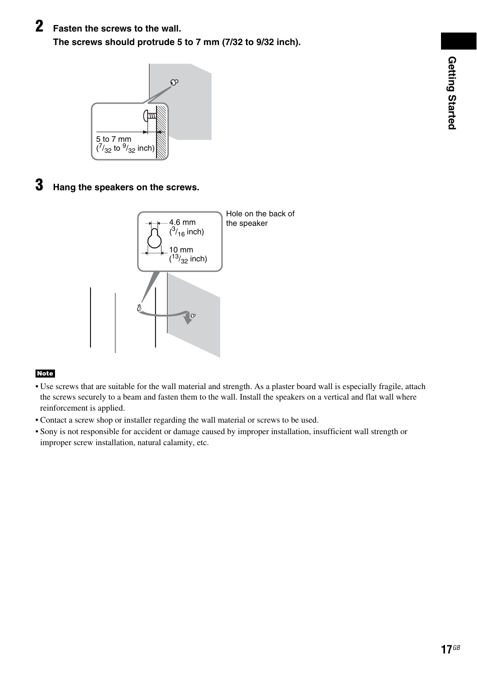 Getting star ted | Sony DAV-DX150 User Manual | Page 17 / 100