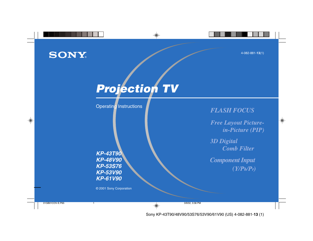 Sony KP-53S76 User Manual | 58 pages