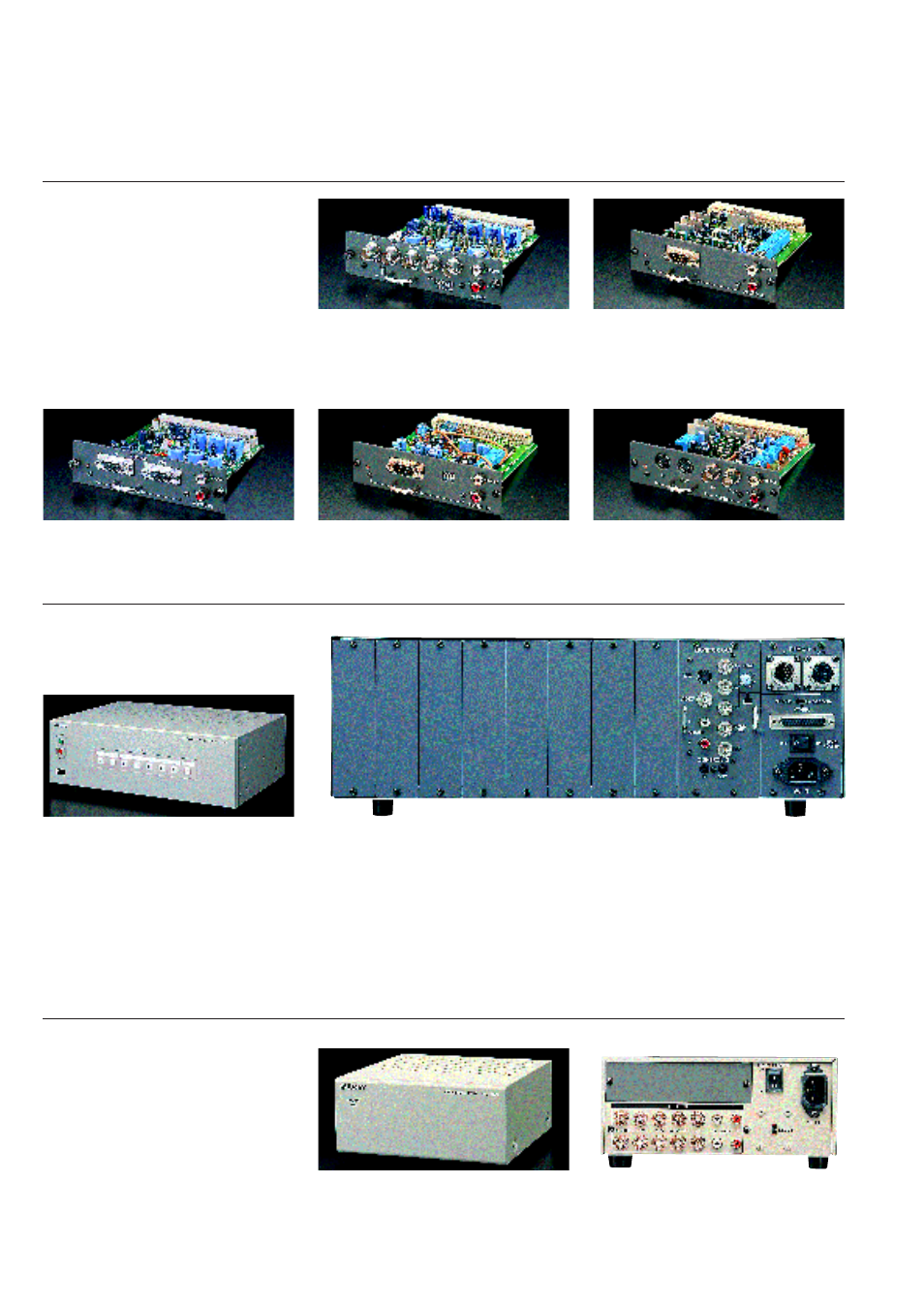 Accessories for operational convenience and sy, Ifb series, Interface boards | Signal interface switcher, Interface unit | Sony V800QM User Manual | Page 6 / 8