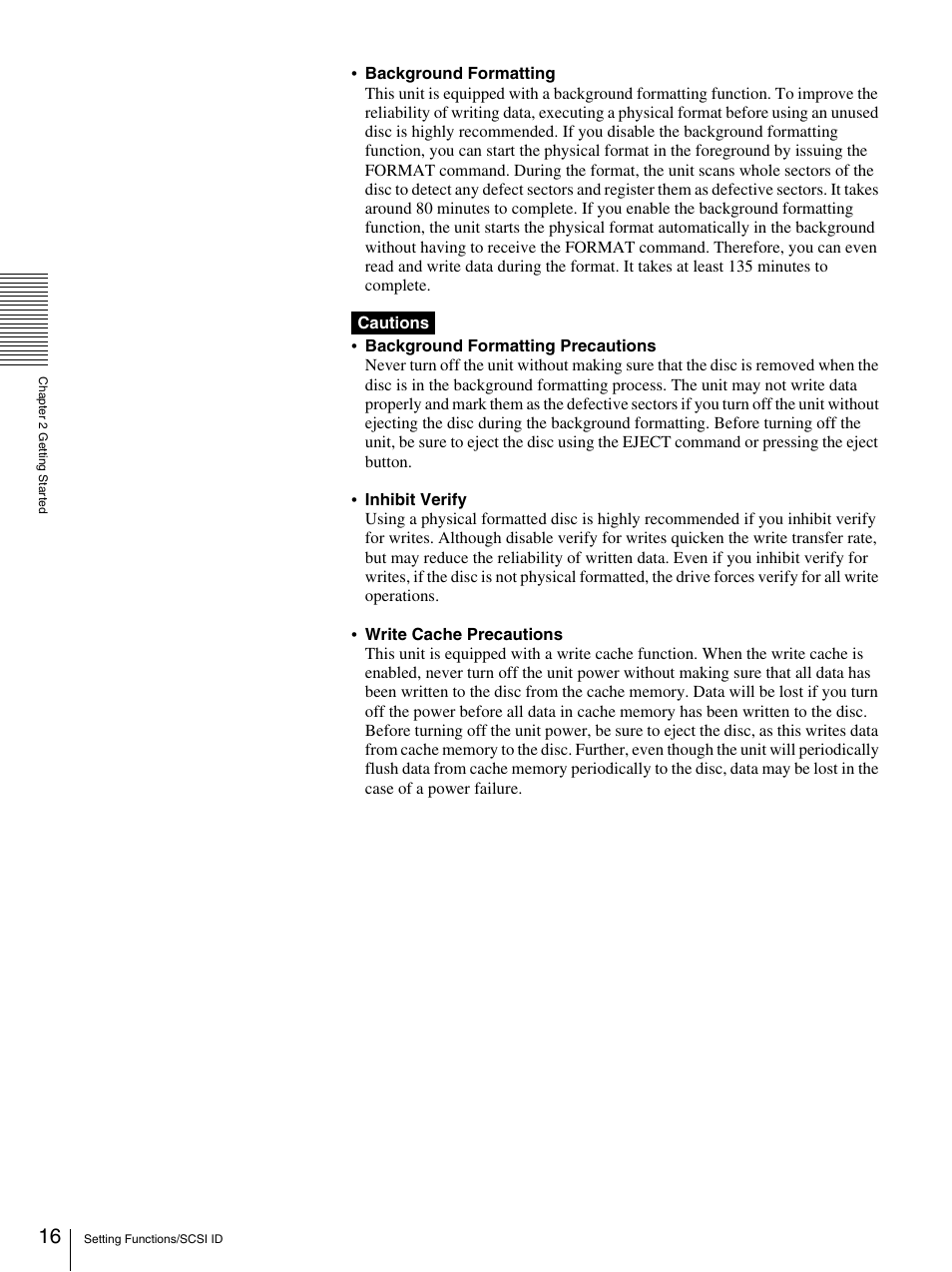 Sony BW-RS101 User Manual | Page 16 / 134