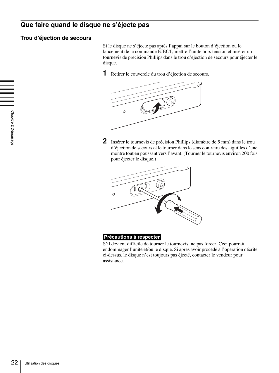 Que faire quand le disque ne s’éjecte pas | Sony BW-RS101 User Manual | Page 50 / 134