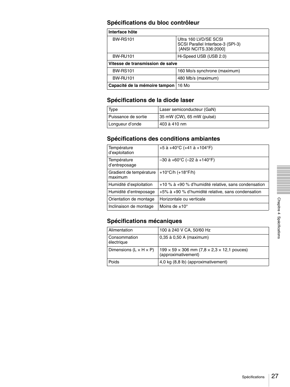 Sony BW-RS101 User Manual | Page 55 / 134