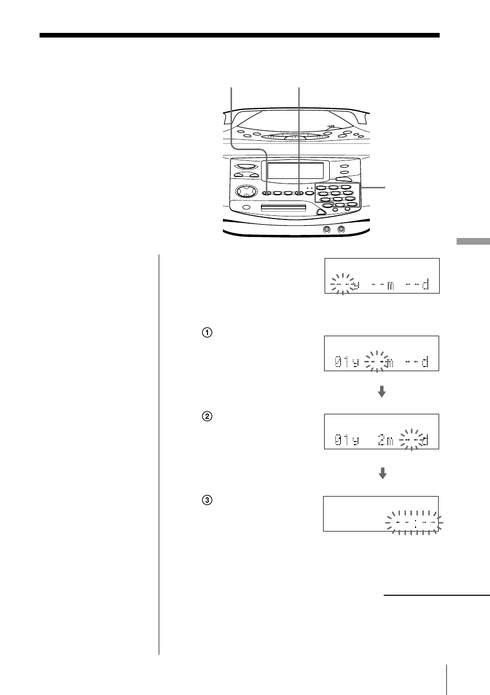 Temporizador, Ajuste del reloj | Sony MINIDISC ZS-M35 User Manual | Page 139 / 164