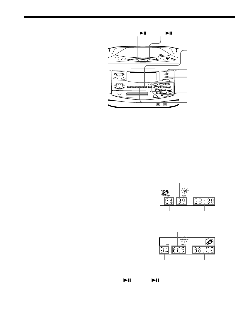 Creating your own programme (programme play), Creating your own programme | Sony MINIDISC ZS-M35 User Manual | Page 20 / 164