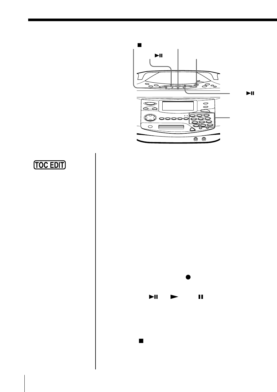 Recording from the radio or a cd | Sony MINIDISC ZS-M35 User Manual | Page 36 / 164