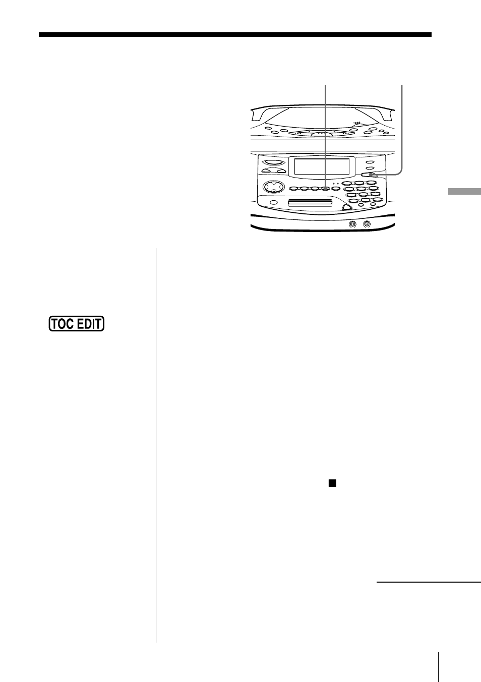 Erasing recordings (erase function), Erasing recordings | Sony MINIDISC ZS-M35 User Manual | Page 43 / 164