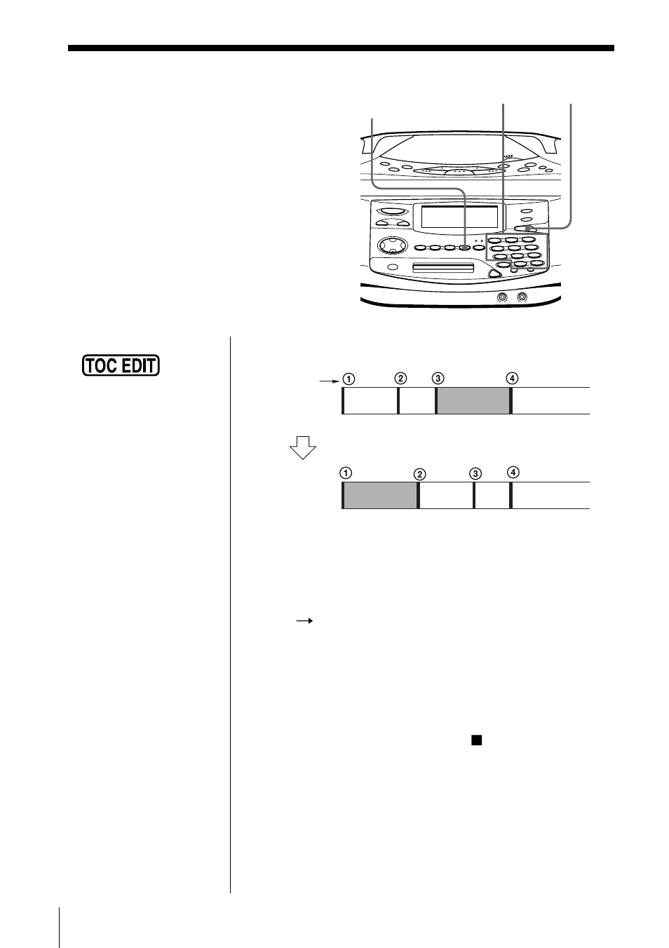 Moving recorded tracks (move function), Moving recorded tracks | Sony MINIDISC ZS-M35 User Manual | Page 50 / 164