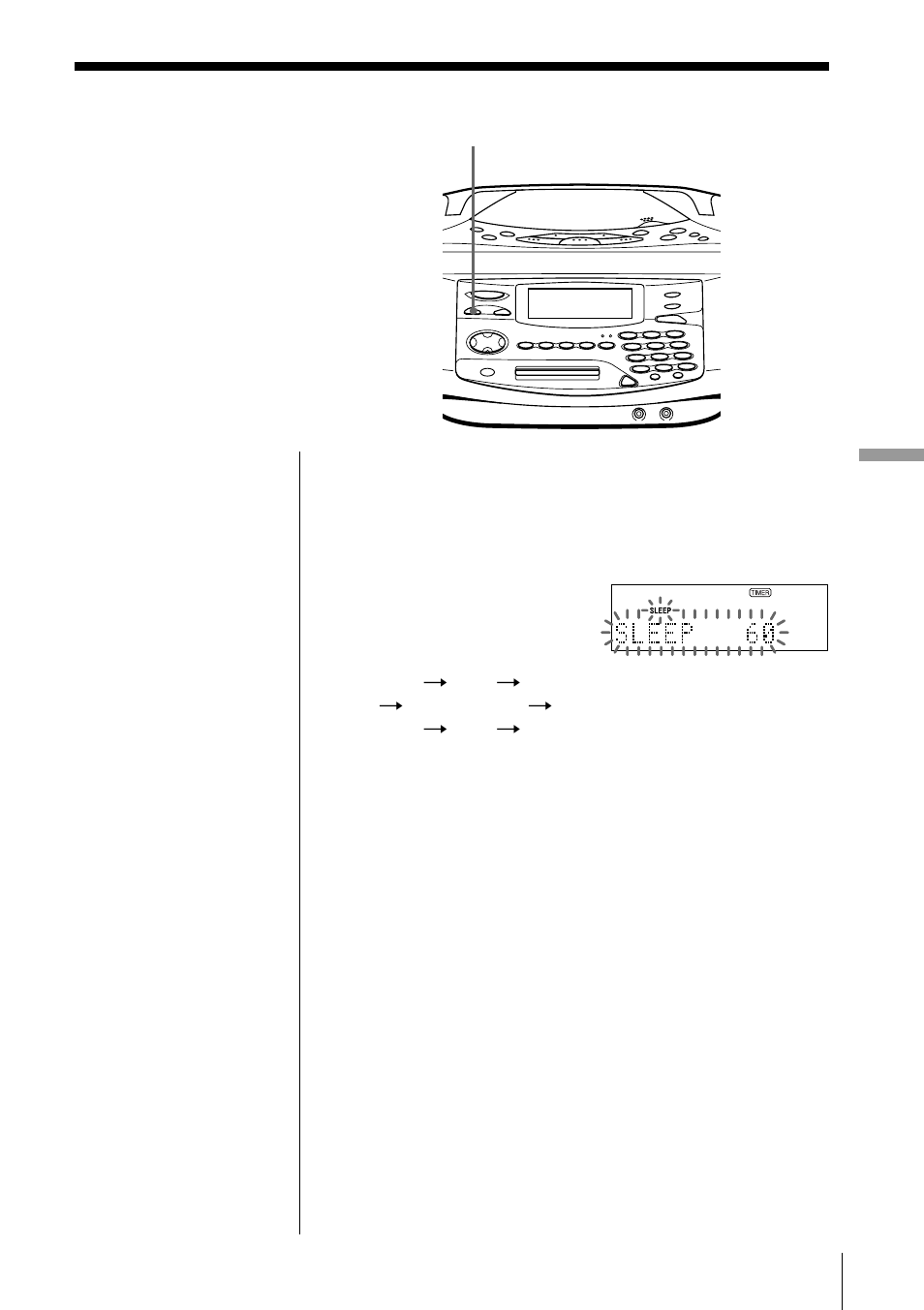 Falling asleep to music | Sony MINIDISC ZS-M35 User Manual | Page 61 / 164