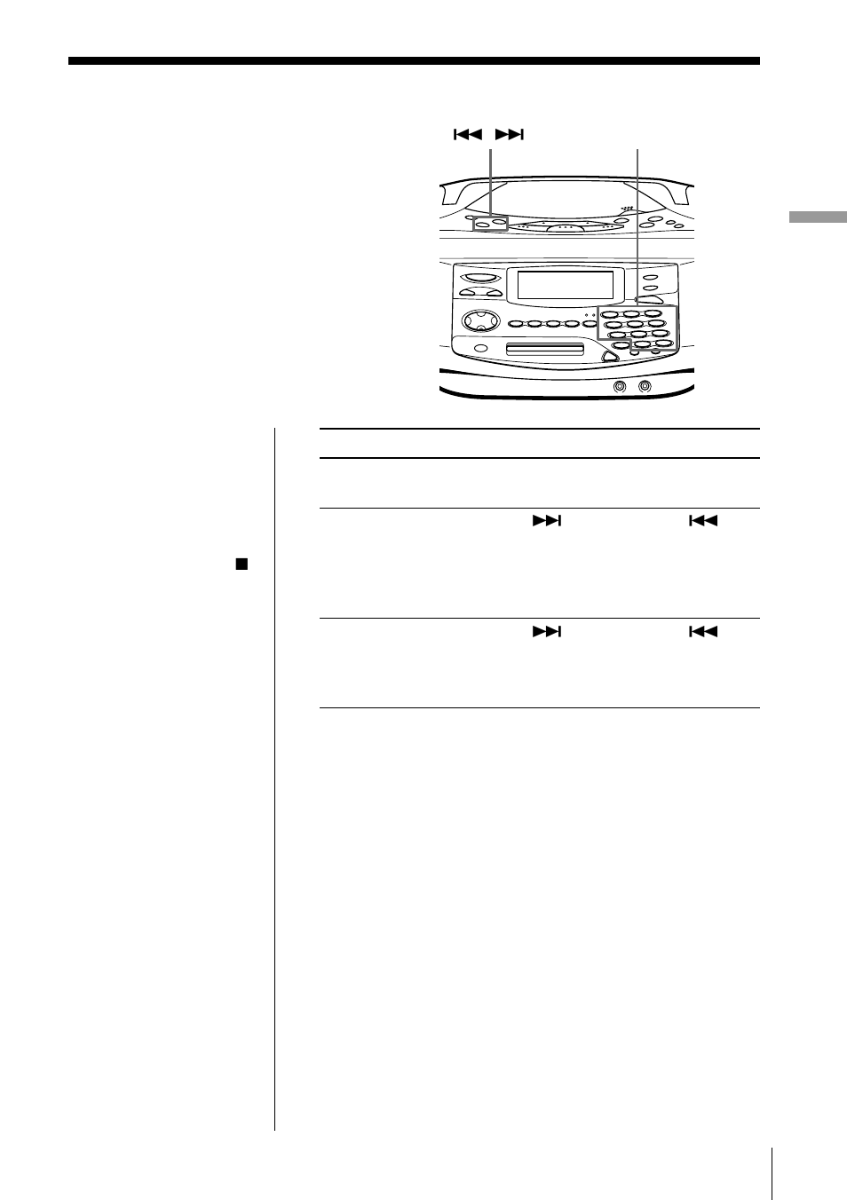 Localización de temas específicos | Sony MINIDISC ZS-M35 User Manual | Page 99 / 164