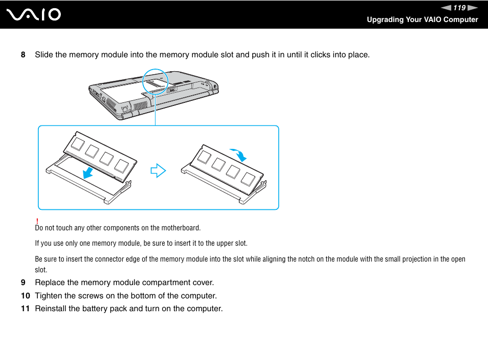 Sony VGN-CR100 User Manual | Page 119 / 194