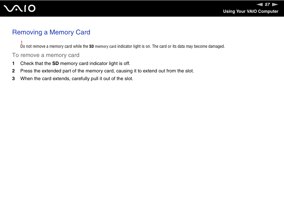 Sony VGN-CR100 User Manual | Page 57 / 194