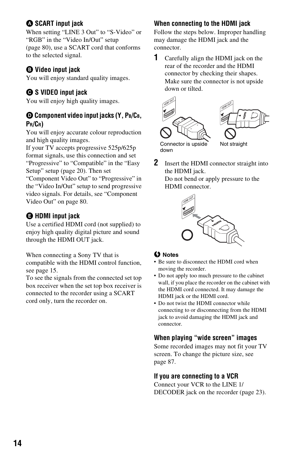 Sony RDR-GX350 User Manual | Page 14 / 112