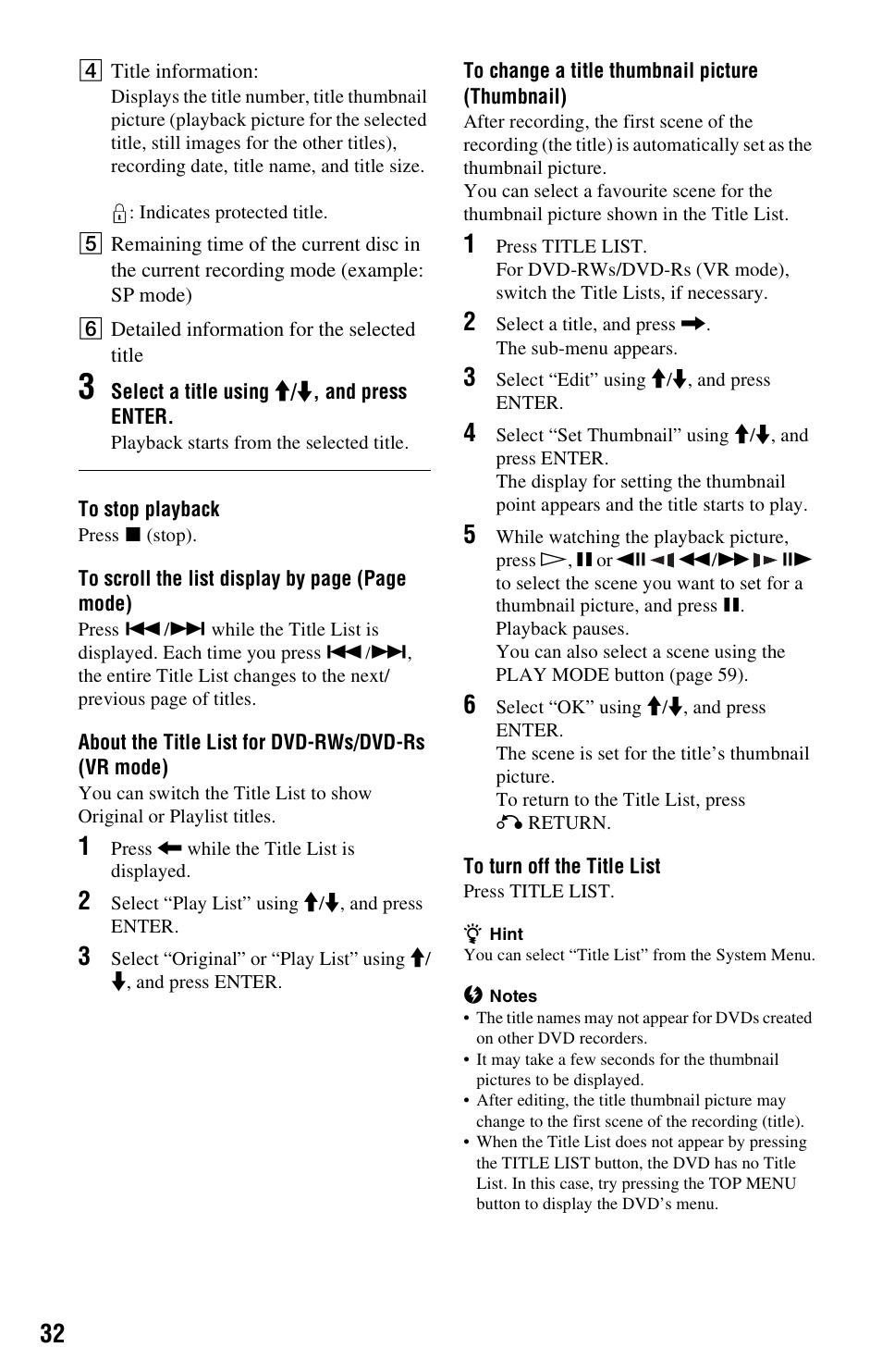 Sony RDR-GX350 User Manual | Page 32 / 112