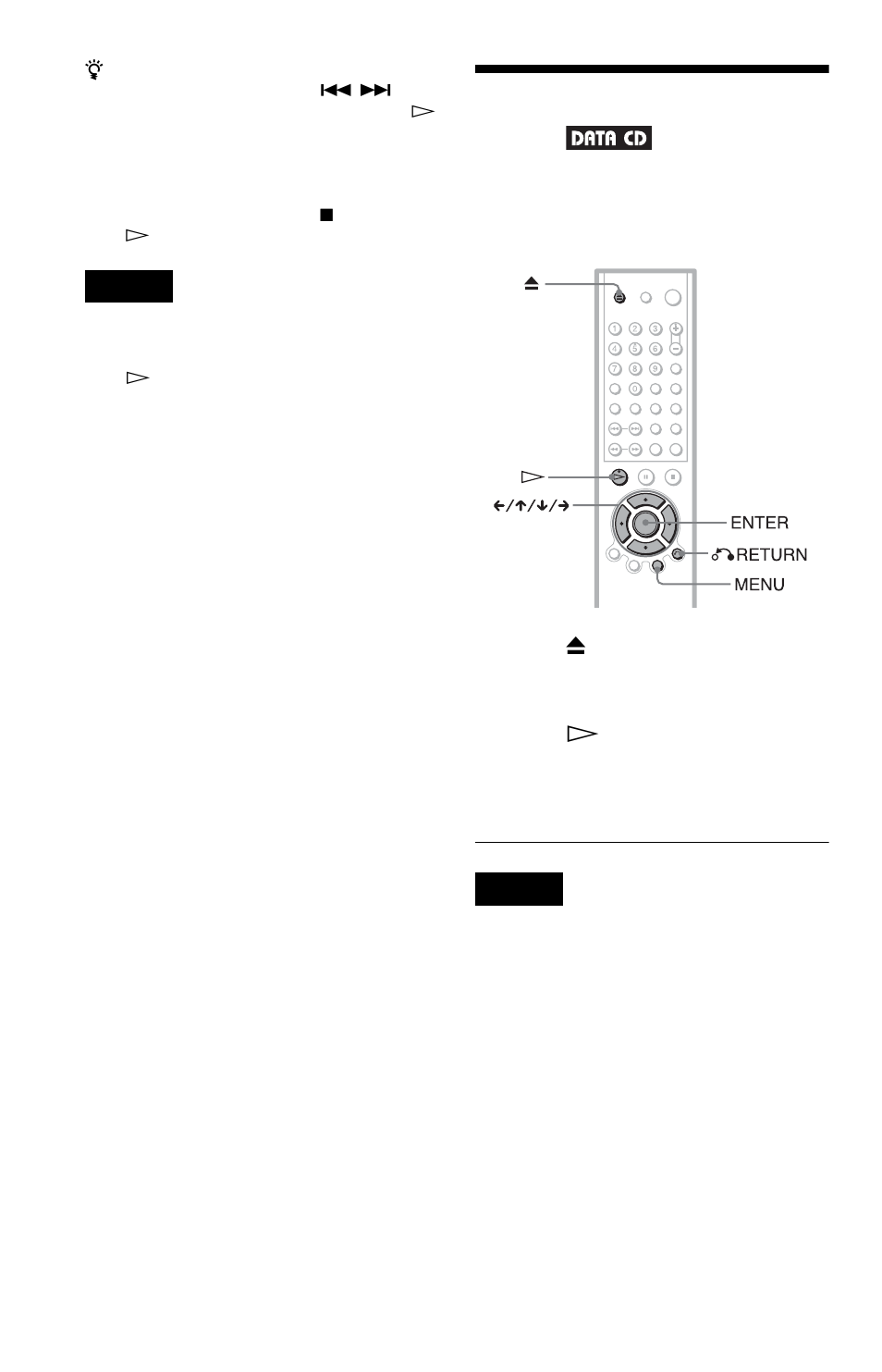 Playing an mp3 audio track | Sony DVP-NC615 User Manual | Page 34 / 76