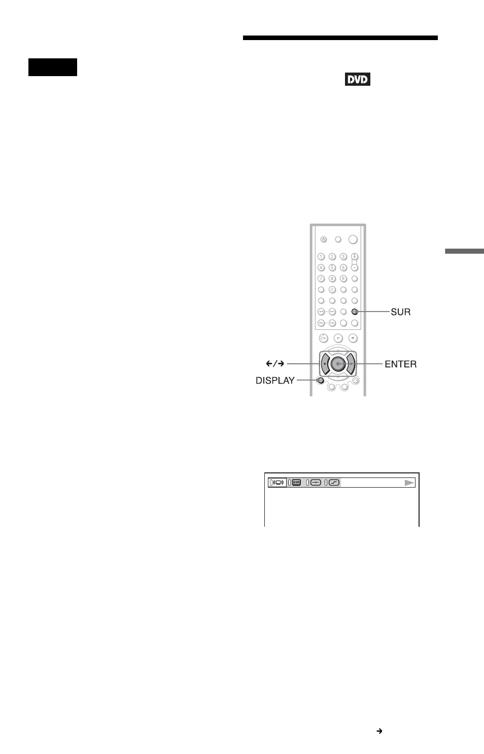 Tv virtual surround settings (tvs), Tton (47), Tvs (47 | Tv virtual surround settings | Sony DVP-NC615 User Manual | Page 47 / 76