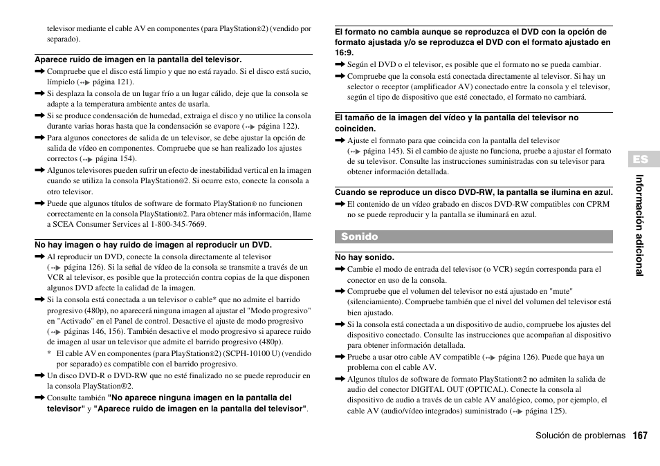 Sony SCPH-70011 User Manual | Page 167 / 172