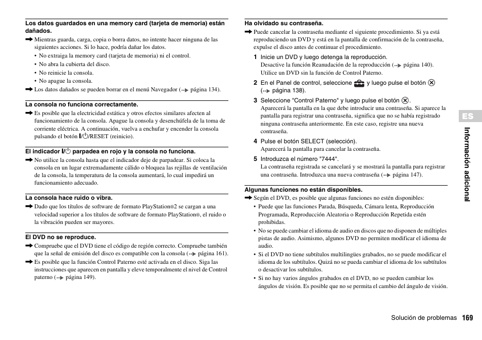 Sony SCPH-70011 User Manual | Page 169 / 172