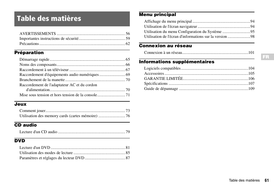 Sony SCPH-70011 User Manual | Page 61 / 172