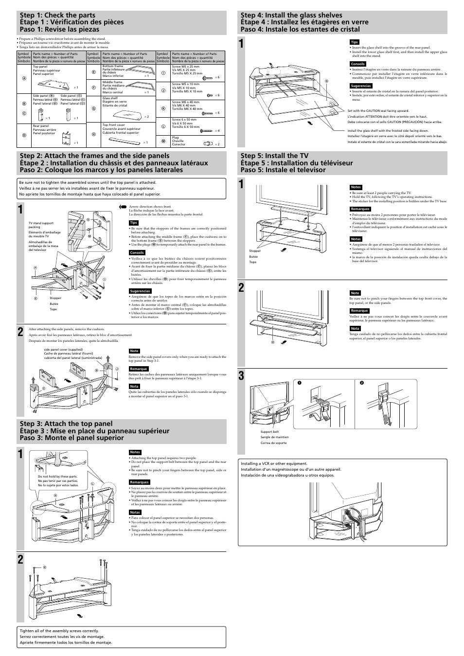 Sony SU-GW12 User Manual | Page 2 / 2