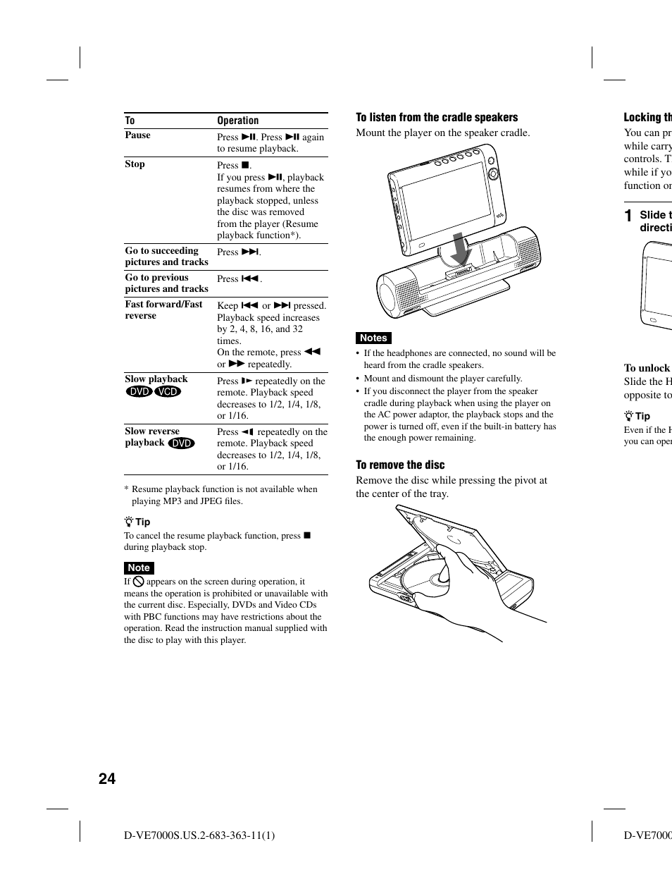 Sony D-VE7000S User Manual | Page 24 / 60