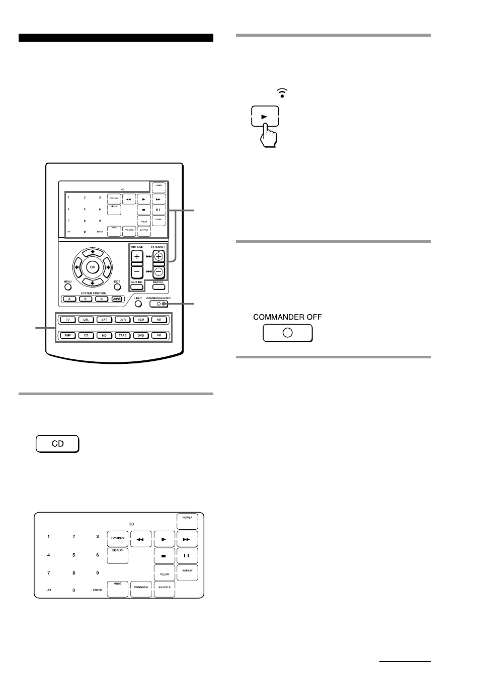 Sony RM-AV2500 User Manual | Page 13 / 76