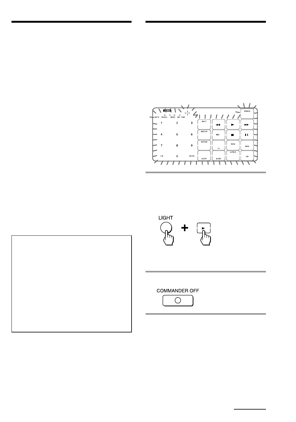 For accurate learning | Sony RM-AV2500 User Manual | Page 19 / 76