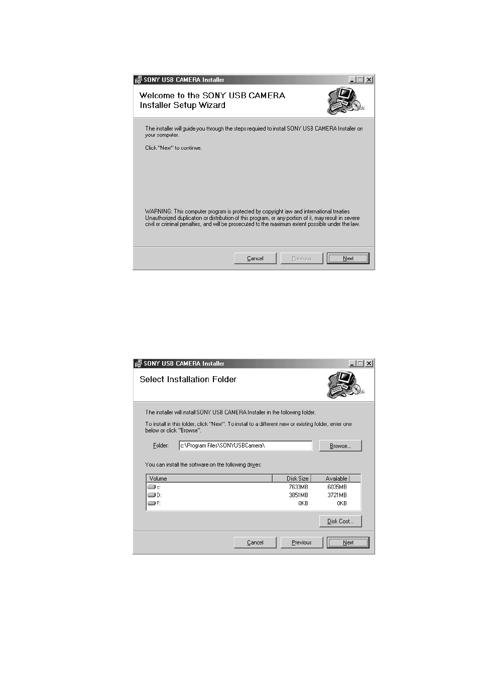 Sony CMR-PC2 USB User Manual | Page 7 / 26
