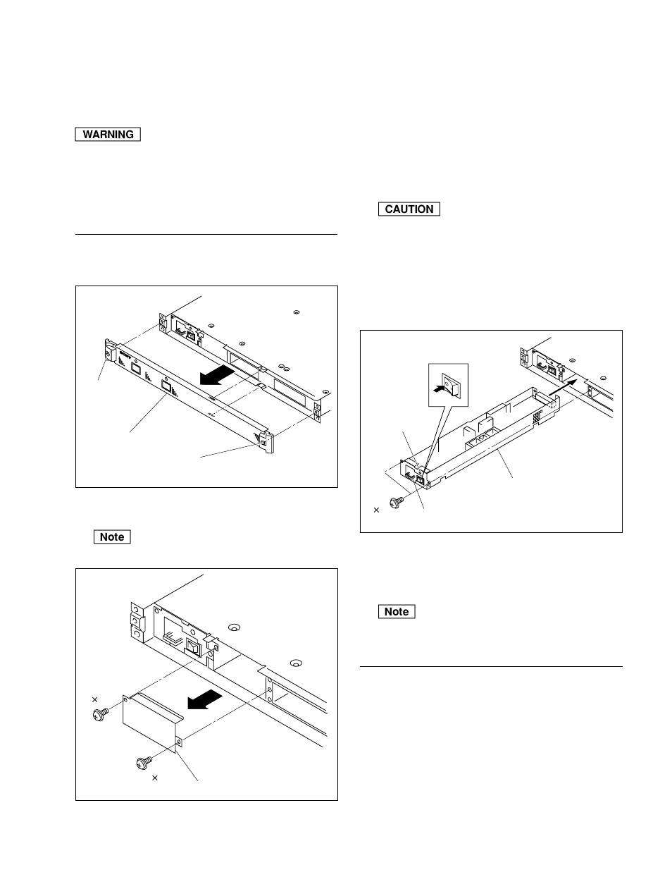 4. installing/removing optional power supply unit | Sony PFV-SP3100 User Manual | Page 7 / 16