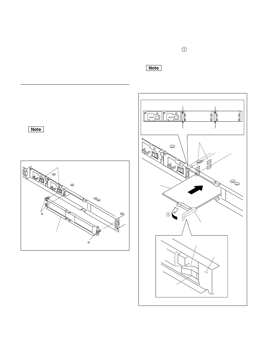 5. installing optional board | Sony PFV-SP3100 User Manual | Page 8 / 16