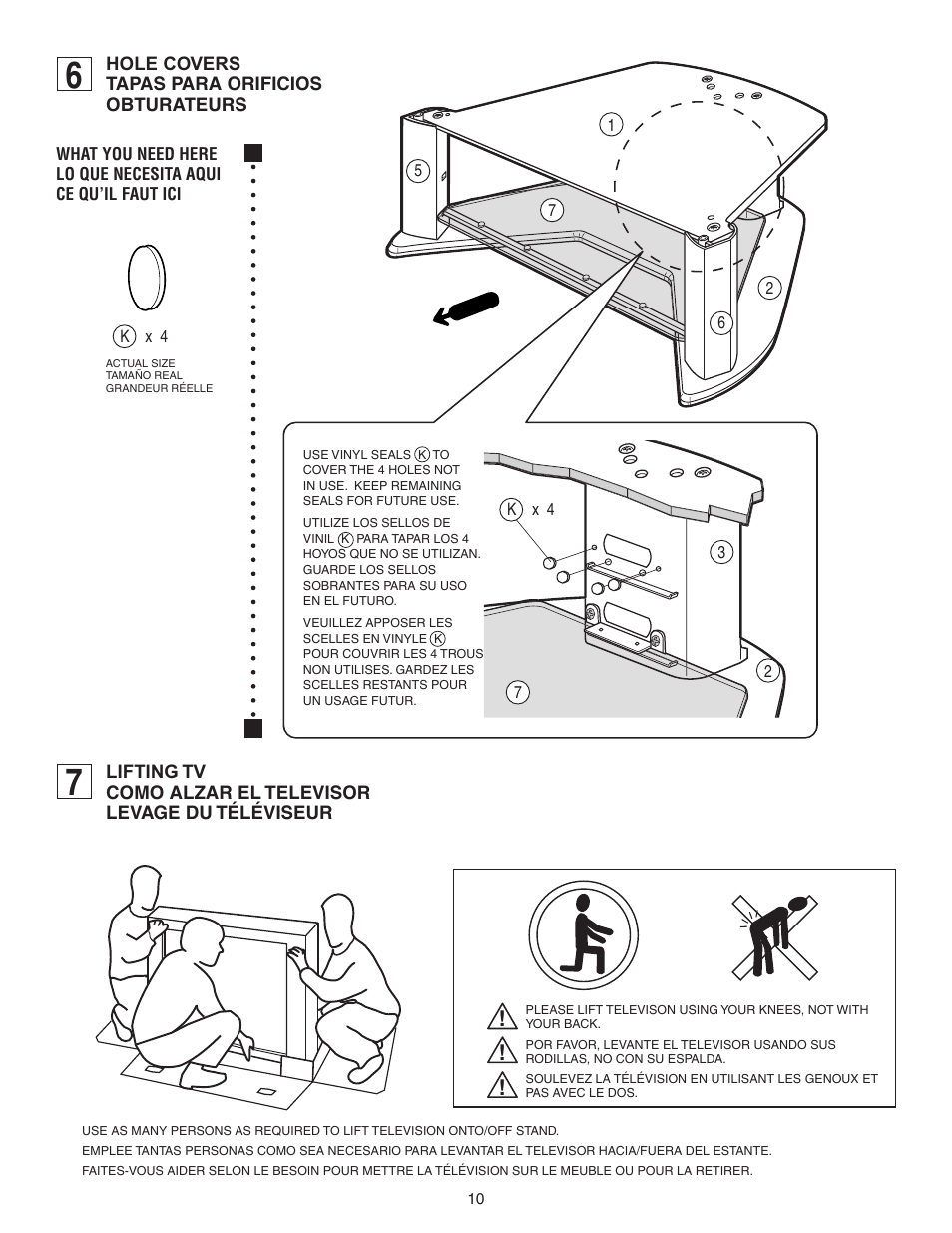 Sony SU-36HX1 User Manual | Page 10 / 16