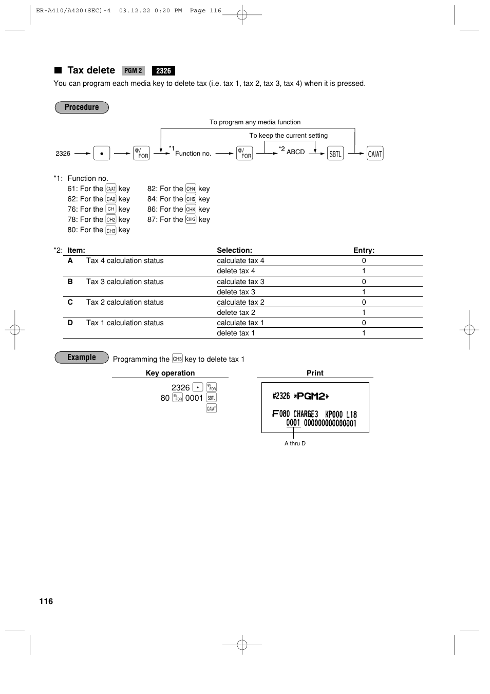 Sony ER-A420 User Manual | Page 118 / 190