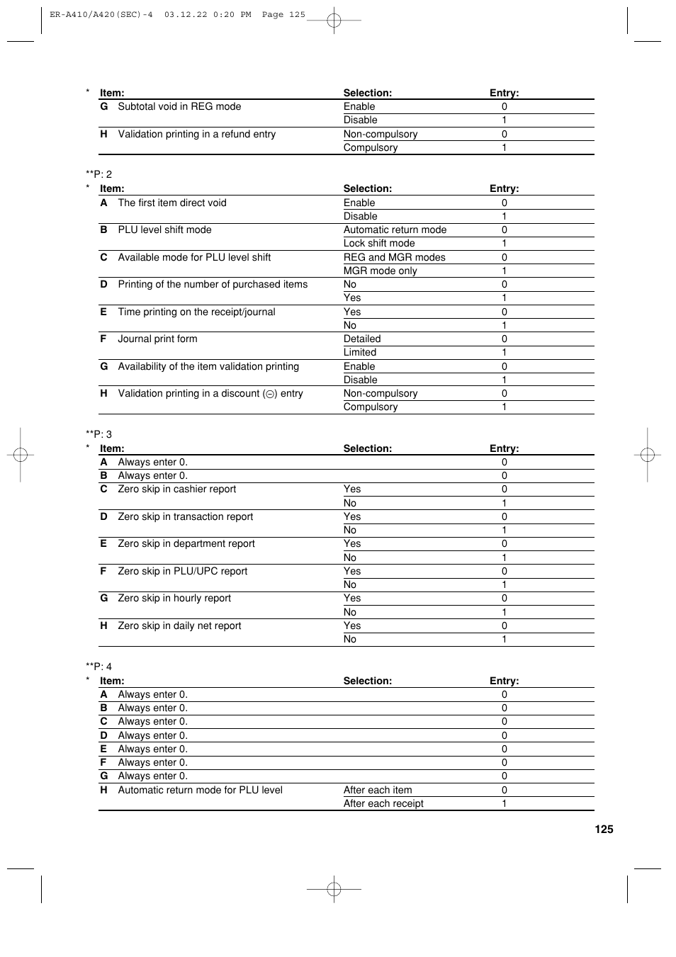Sony ER-A420 User Manual | Page 127 / 190