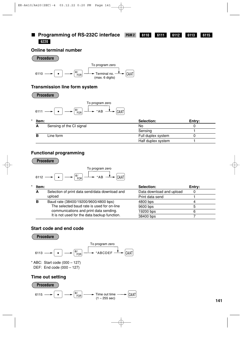 Sony ER-A420 User Manual | Page 143 / 190