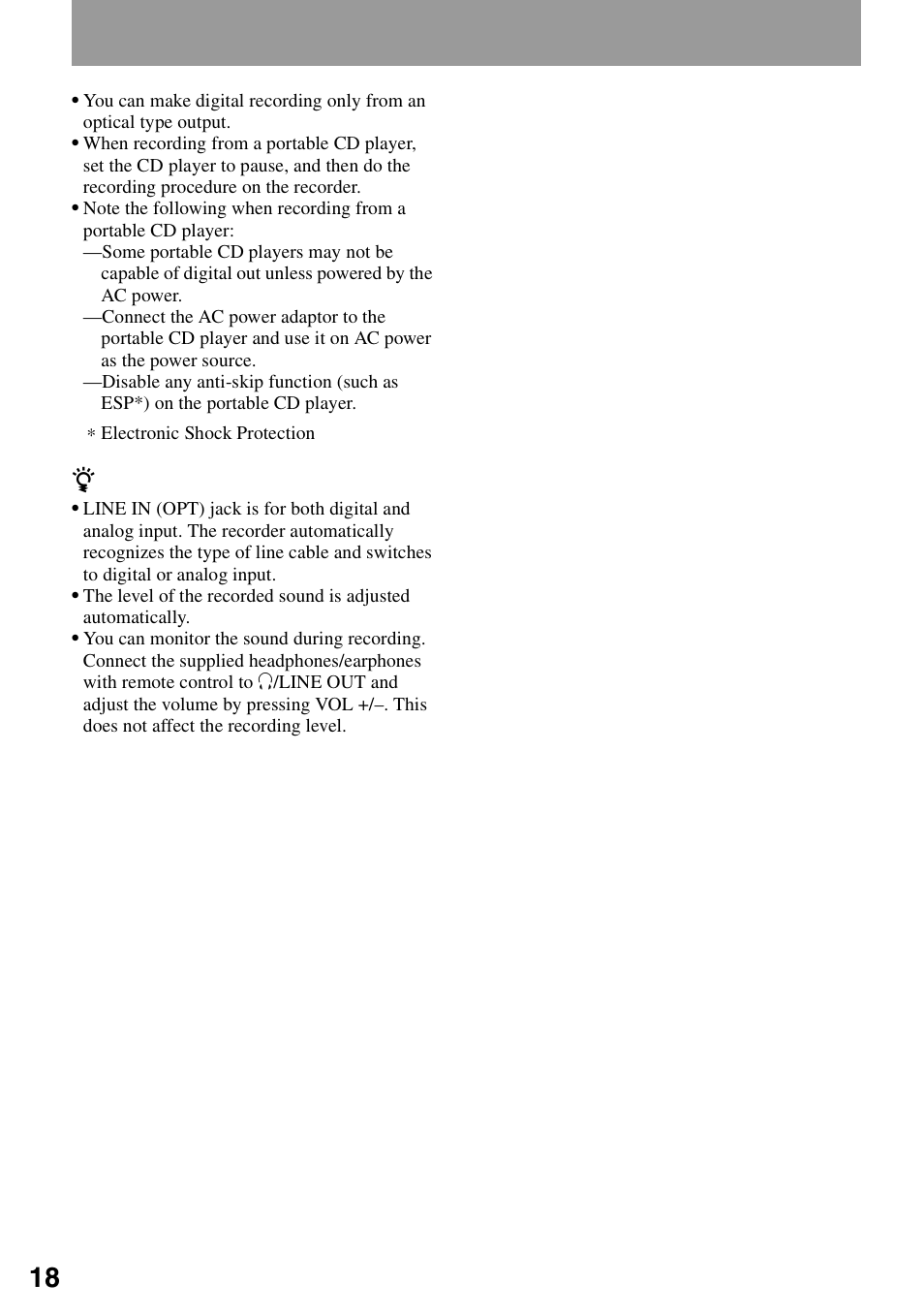 Sony MZ-R900 User Manual | Page 18 / 72