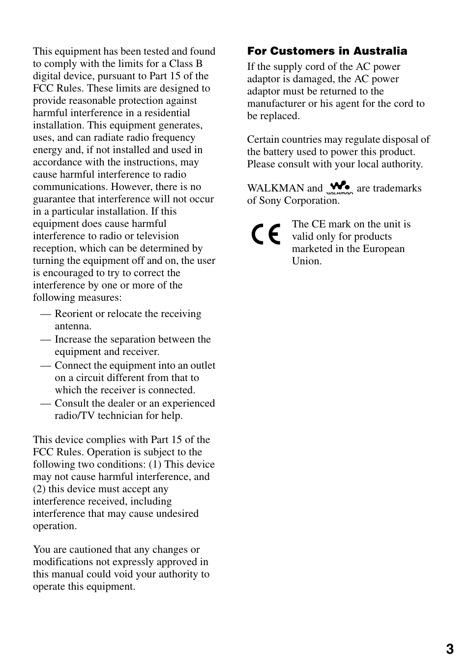 Sony MZ-R900 User Manual | Page 3 / 72