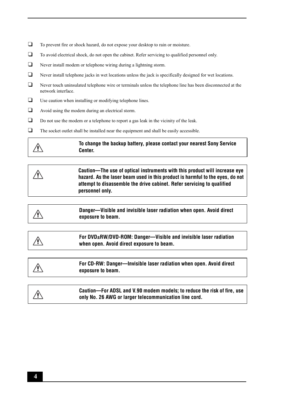 Sony VGC-RC110G User Manual | Page 4 / 12