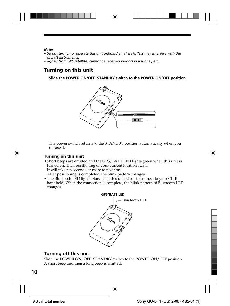 Turning on this unit, Turning off this unit | Sony ZS-BT1 User Manual | Page 10 / 16