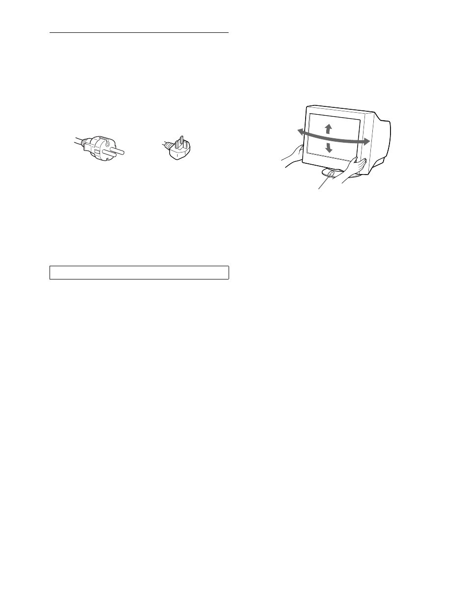Säkerhetsföreskrifter, Varning angående nätanslutning, Installation | Underhåll, Transport, Använda vridplattan, 4säkerhetsföreskrifter | Sony CPD-E400P User Manual | Page 100 / 132