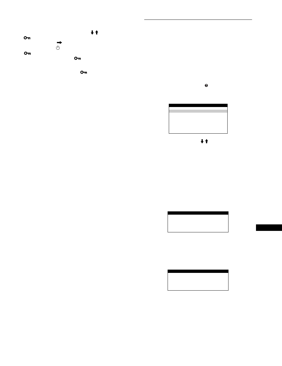 Låsa reglagen, Tips och information (hjälp), Rekommenderad upplösning | Flimmer, Älp (sidan 13 | Sony CPD-E400P User Manual | Page 109 / 132